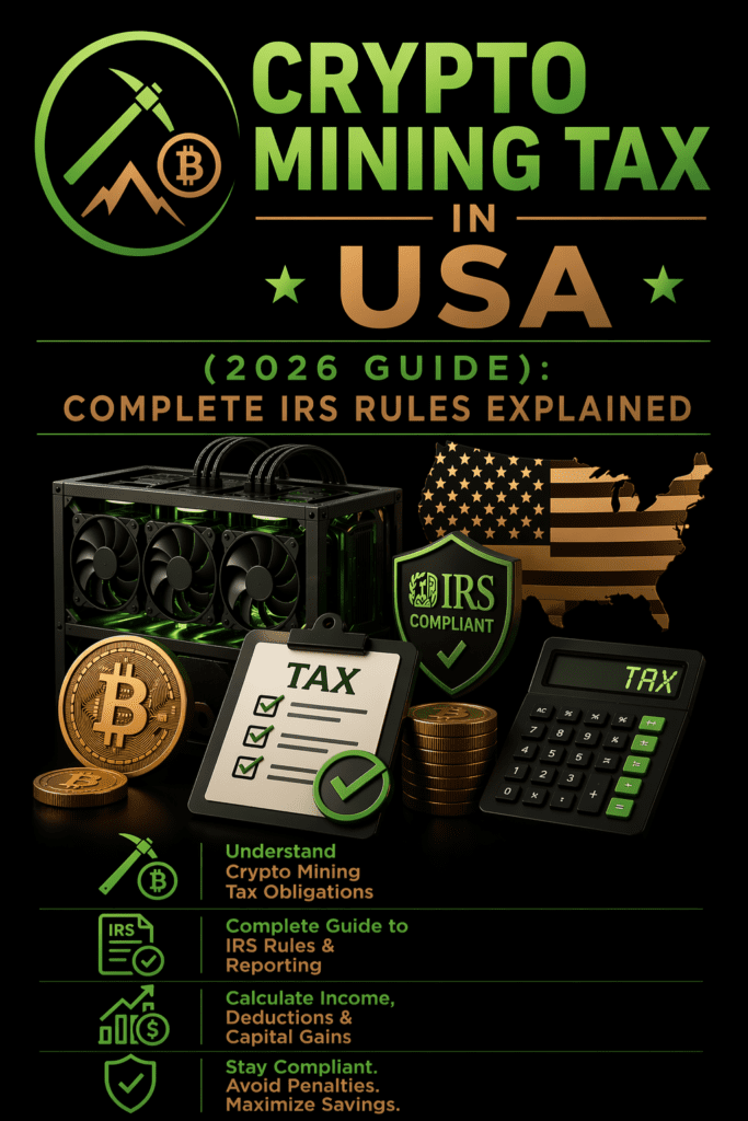 Crypto Mining Tax in USA 2026: IRS Rules, Income & Reporting Guide