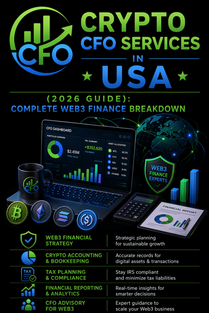 Crypto CFO Services in USA 2026: Web3 Accounting, Finance & Strategy Guide
