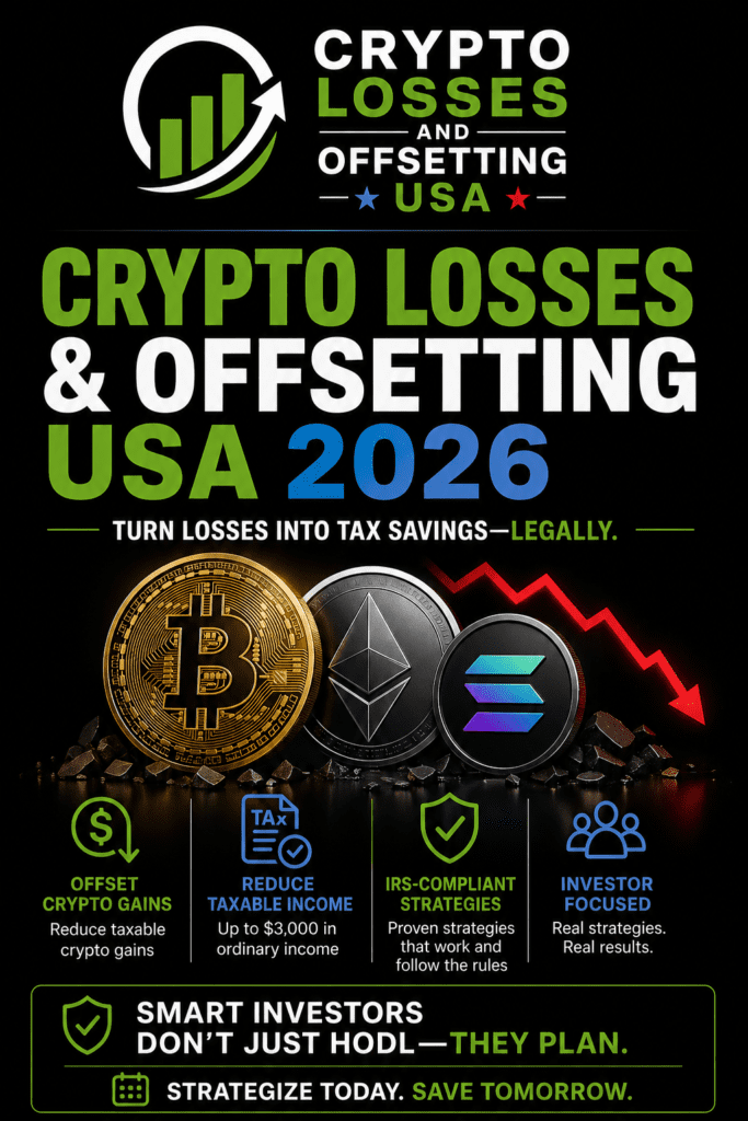 crypto losses and offsetting USA