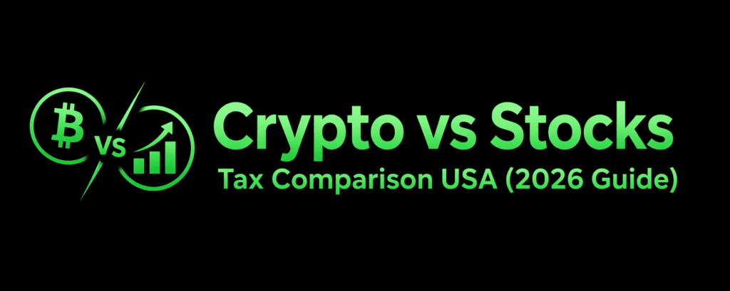 Crypto vs Stocks Tax Comparison USA 2026: Key Differences Explained