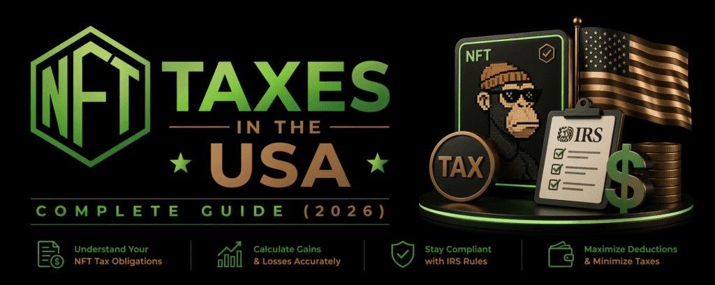 NFT Taxes in the USA 2026: Complete IRS Guide for Investors & Businesses