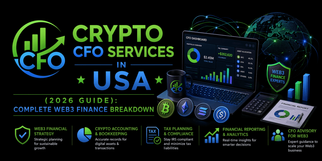 Crypto CFO Services in USA 2026: Web3 Accounting, Finance & Strategy Guide