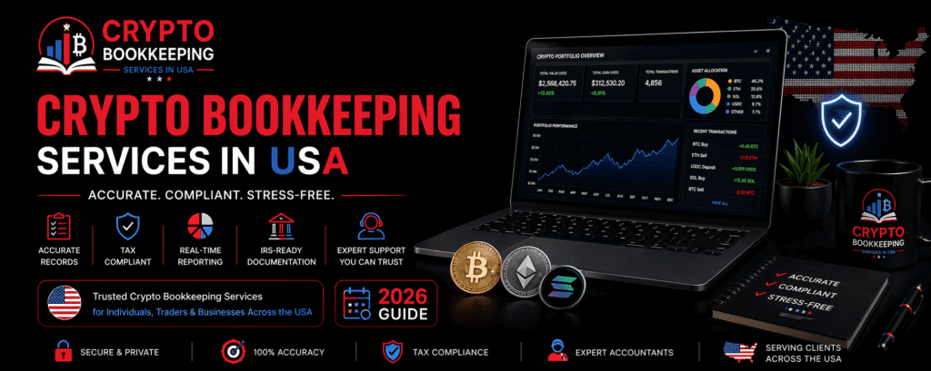 Crypto Bookkeeping Services in USA 2026: Best Firms, Costs & Benefits