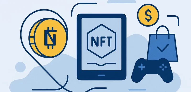 Infographic showing HMRC VAT guidance for NFT and cryptocurrency salesVAT on NFTs & Cryptocurrency UK (2025)